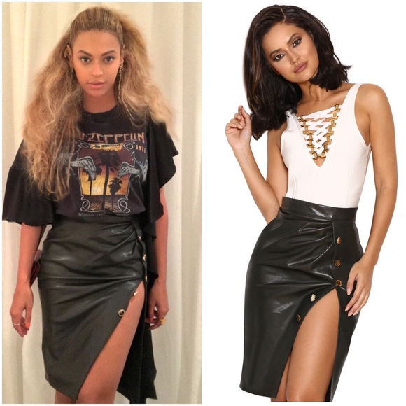 House of CB Dresses & Skirts - House of CB Maja Vegan Leather Skirt